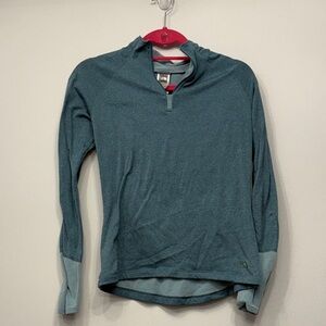 The North Face Blue and Pink Pullover